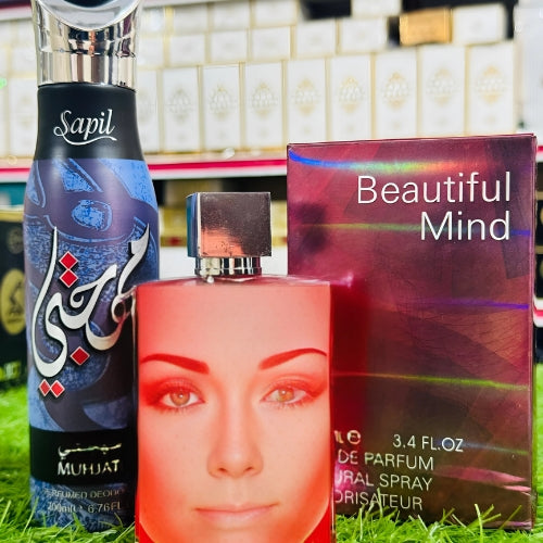 Beautiful mind 100 ML perfume one spray gift (allow to open