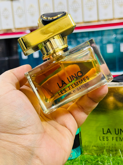 LA UNO by fragrance world 100 ML one spray gift (allow to open)