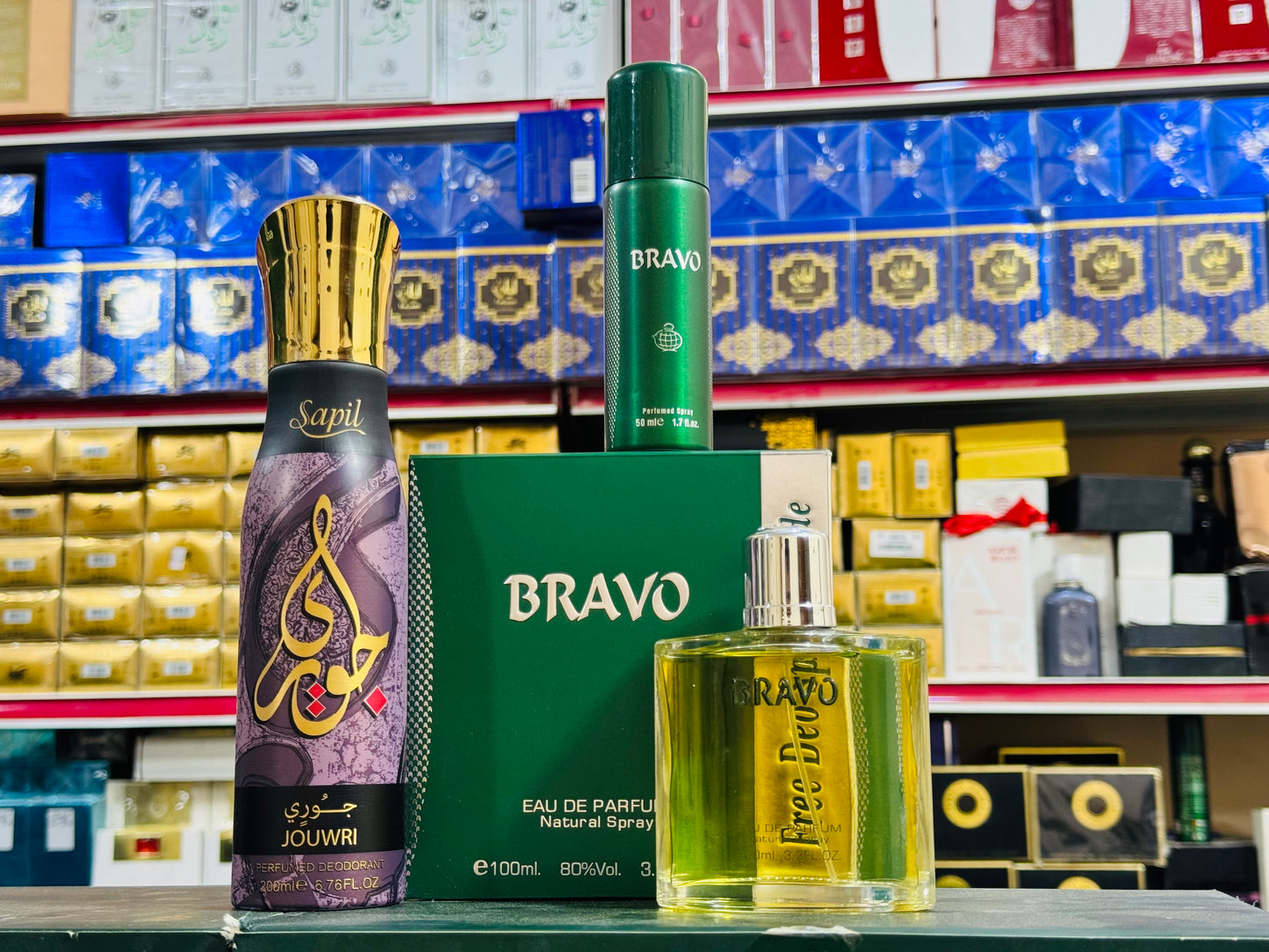 Bravo perfume 100 ML 2 body spray (allow to open)