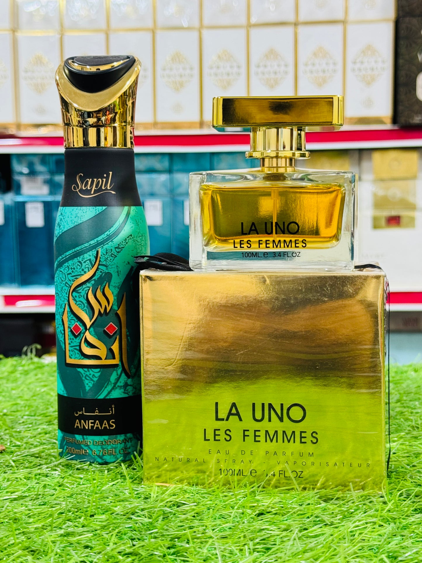 LA UNO by fragrance world 100 ML one spray gift (allow to open)